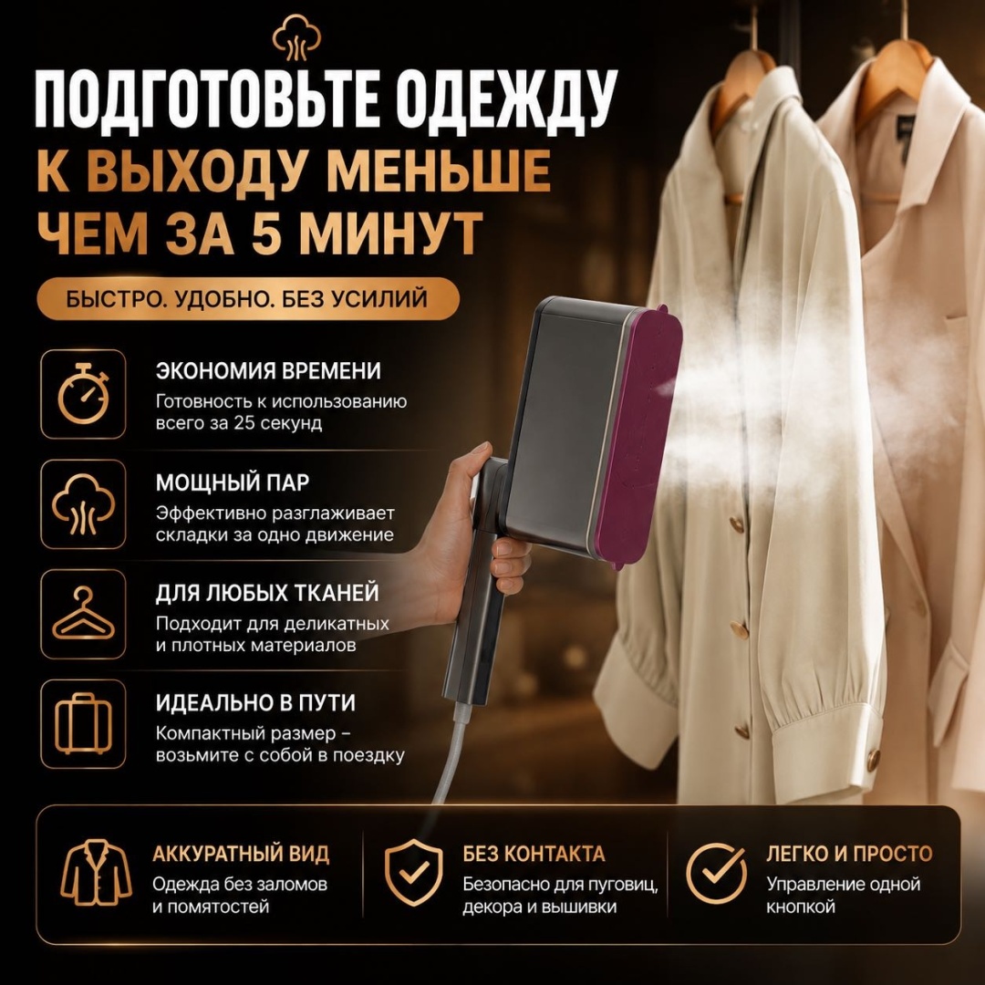 Отпариватель WELLEST WS13 LUX 9