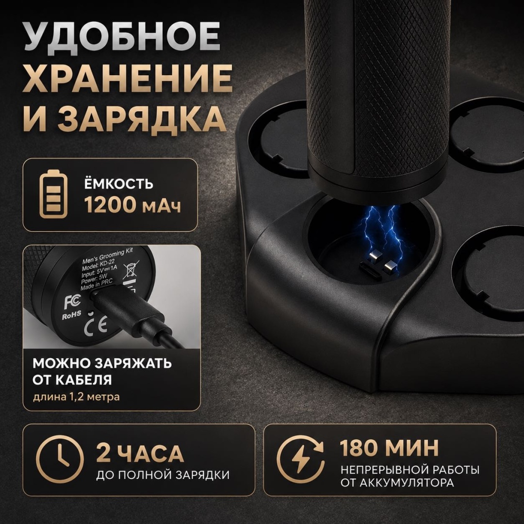 Электробритва WELLEST WS2 ELITE роторная 9