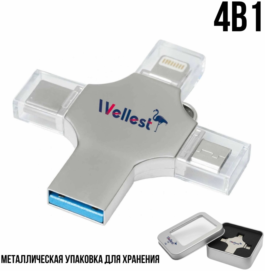 USB Flash карта WELLEST WS3 1024 Гб
