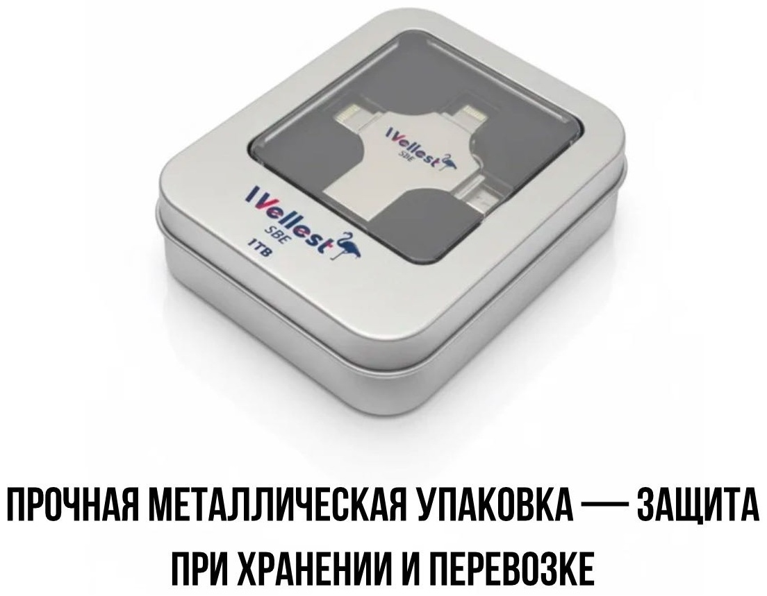 USB Flash карта WELLEST WS3 1024 Гб 7