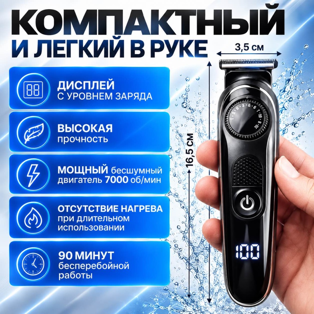 Электробритва WELLEST WS4 PRIME роторная 8